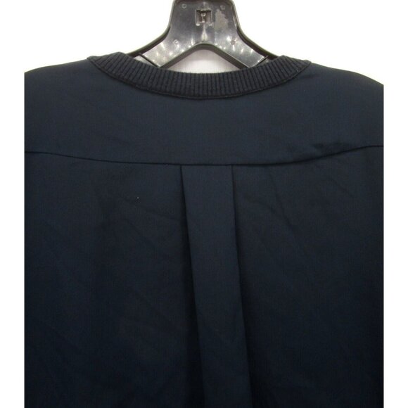 Vince Dress Medium Shift Pullover Embossed Art Scoop Neck Cotton - Picture 7 of 10